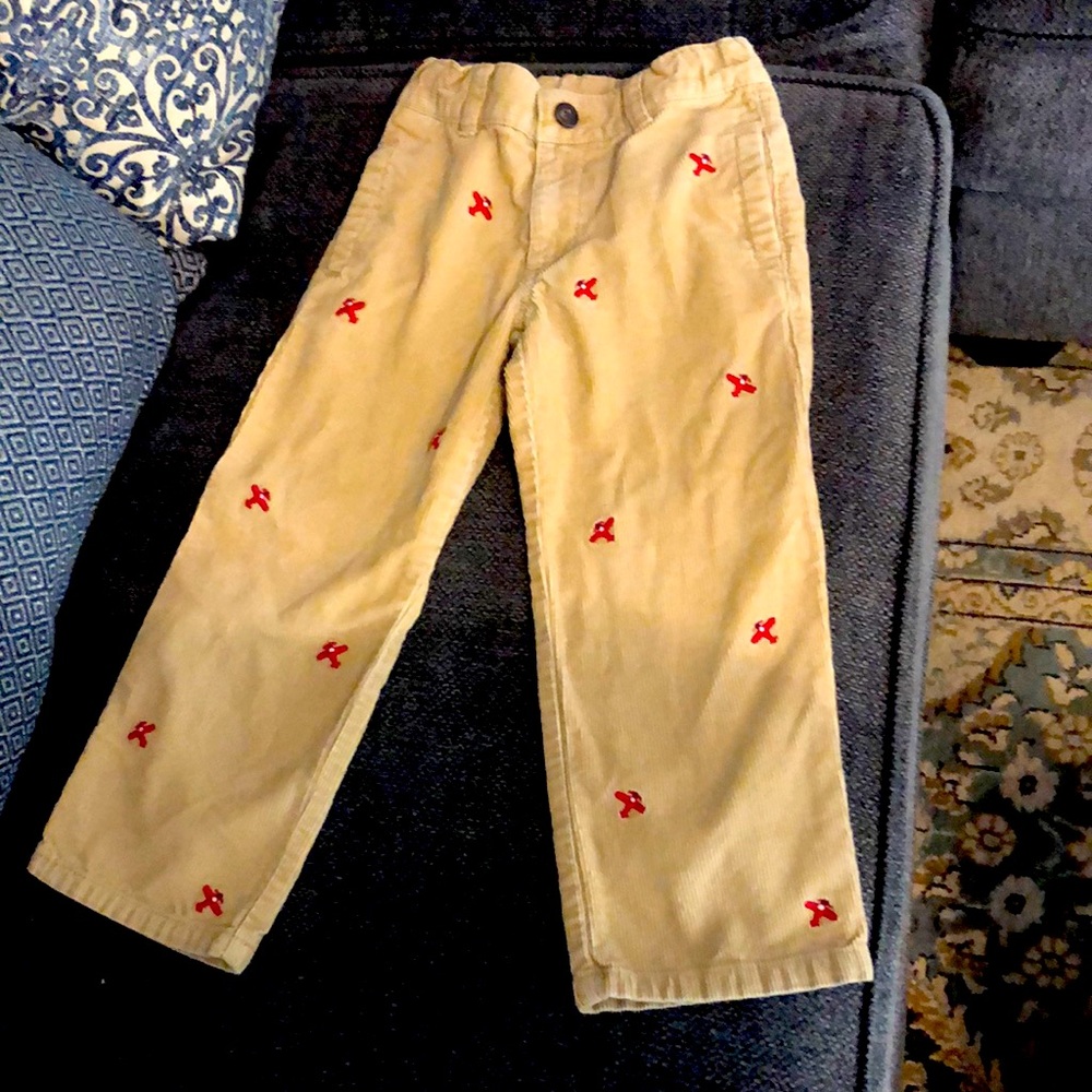 Gymboree corduroy airplane pants size 4t
